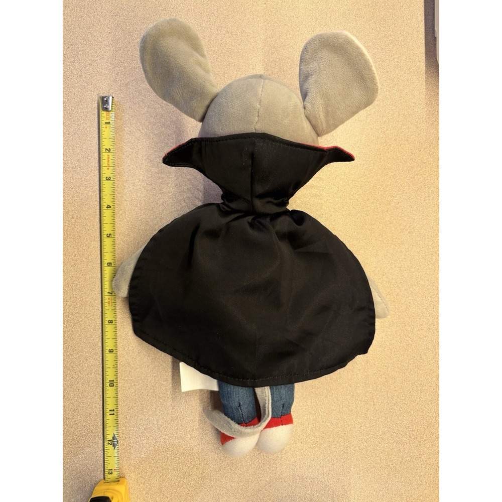 CHUCK E CHEESE Dressed As A VAMPIRE Boo Tacular 12" Limited Halloween Plush - Picture 6 of 6